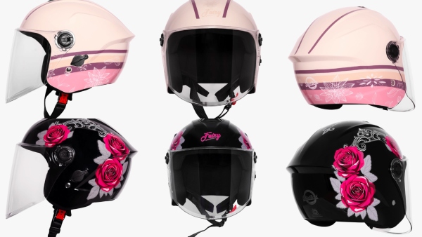 インドSteelbird、女性向けオープンフェイスヘルメット「Fairy」1,299ルピーで発売