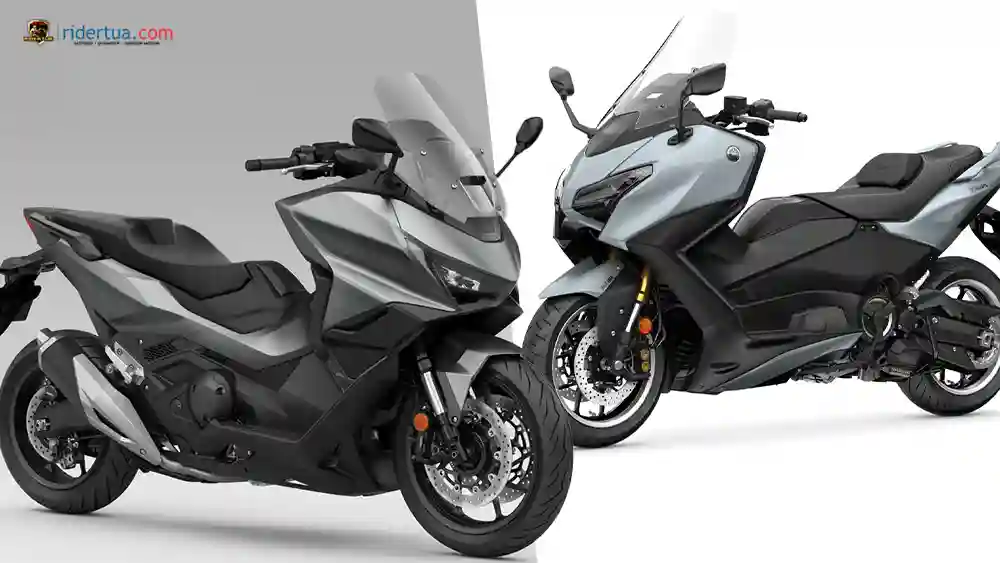 ホンダForza750対ヤマハTMAX Tech MAX、マキシスクーター頂上対決