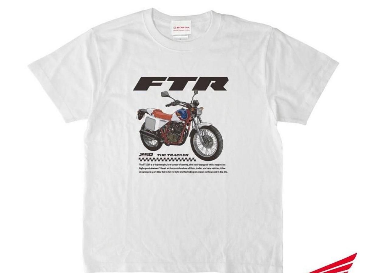 'The Original Was a Serious Dirt Tracker' — New Design T-Shirt Celebrates the Honda FTR250