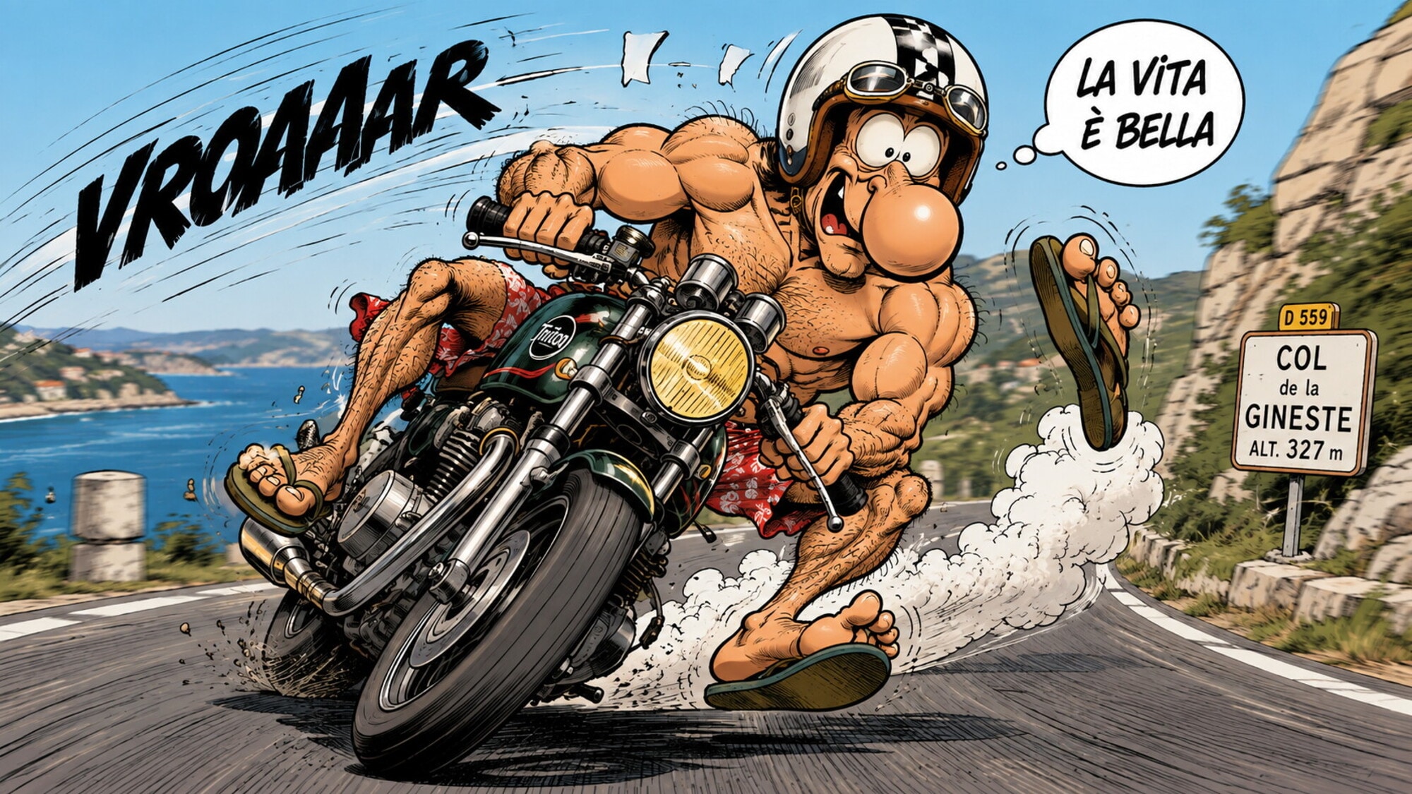Riding in Flip-Flops or Shirtless: What Italy's Highway Code Actually Says