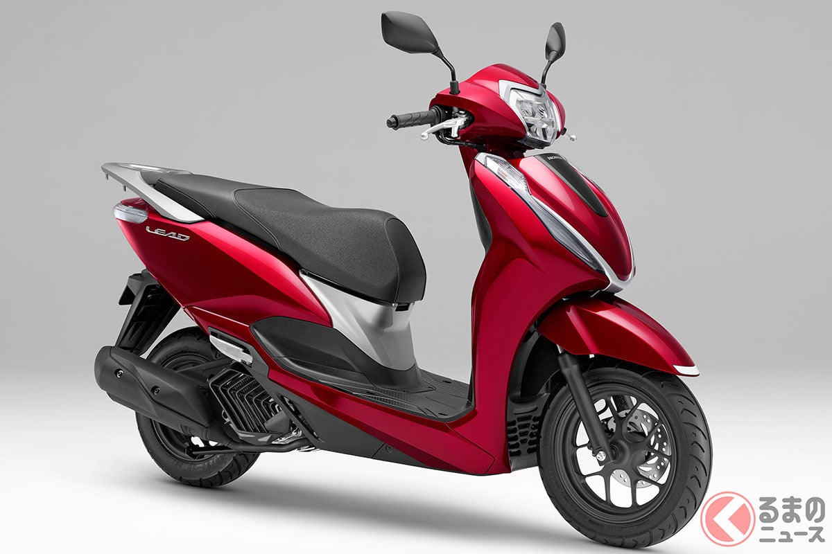 ホンダ「リード125」新色キャンディレッド人気、価格35万2000円