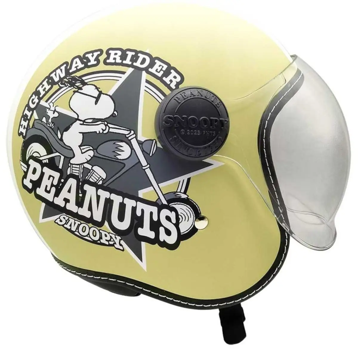 Arai lanza casco jet edición Snoopy en cinco colores