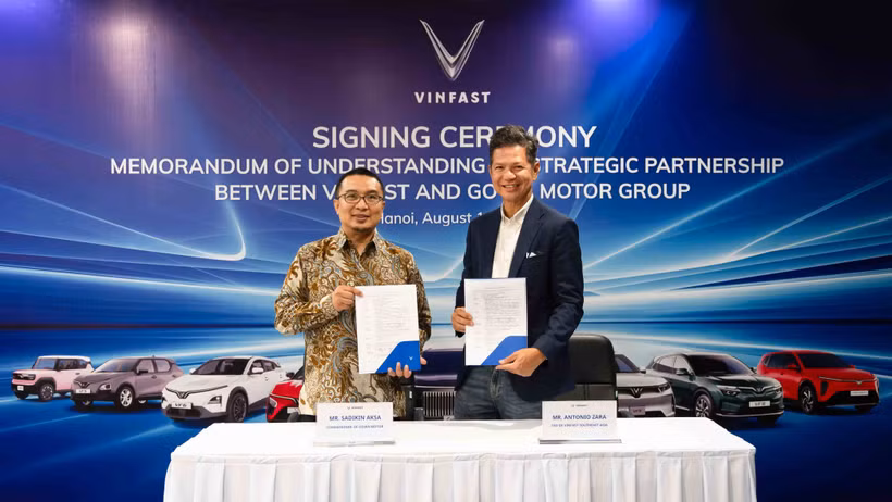 VinFast and Gowa Motor Group Form JV to Expand Indonesia Dealer Network