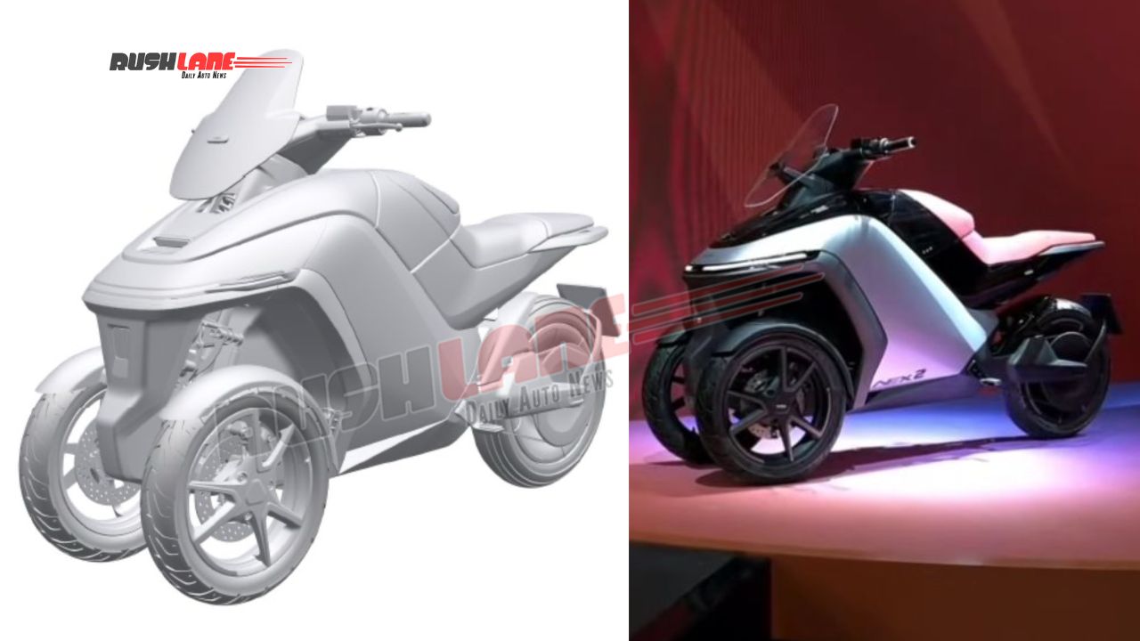 Hero Vida's Electric Trike NEX 2 Design Patent Leaks, Signaling New Urban Mobility