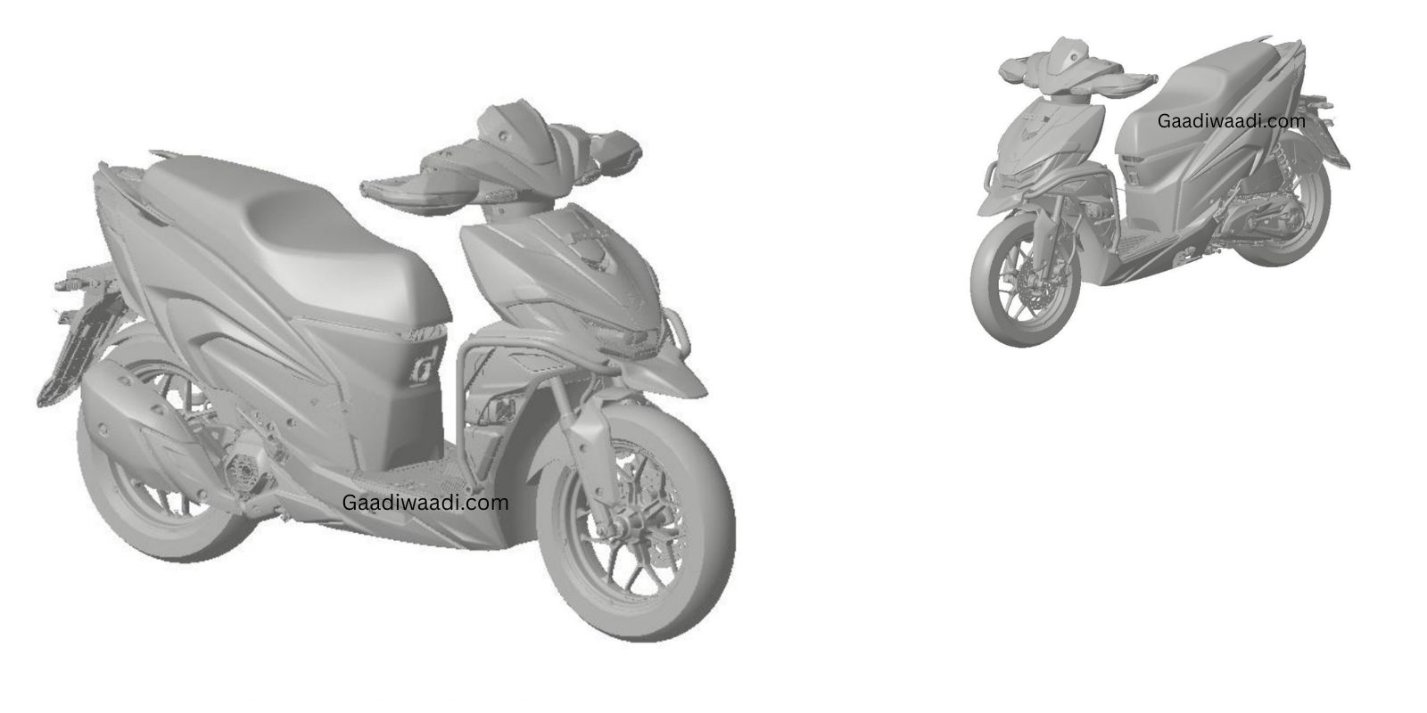 Hero Files Patent in India for a Rugged Scooter Based on the Xoom 125, Possibly an ADV Version