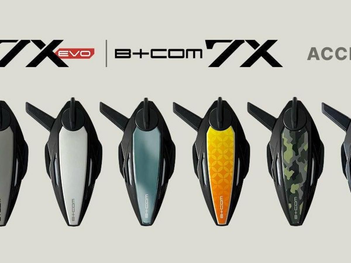 New Face Plates for the B+COM 7X EVO / 7X — 8 Colors, ¥1,980 Each, Fully Swappable