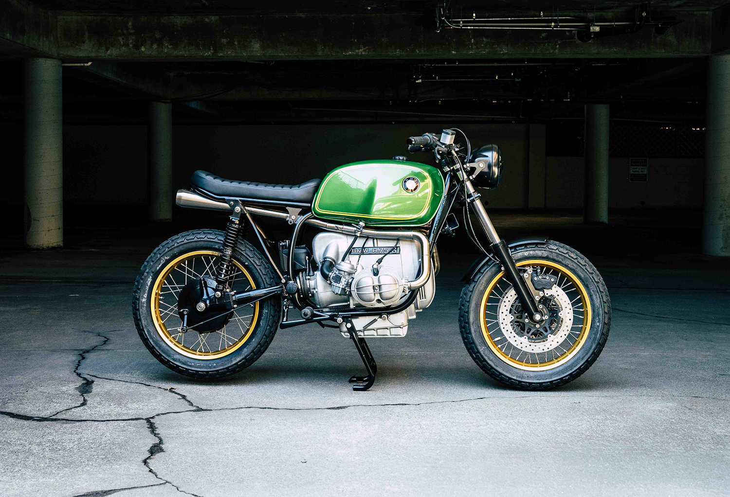 A 1975 BMW R75/6 in Nürburg Green — a Custom Build of Quiet Quality