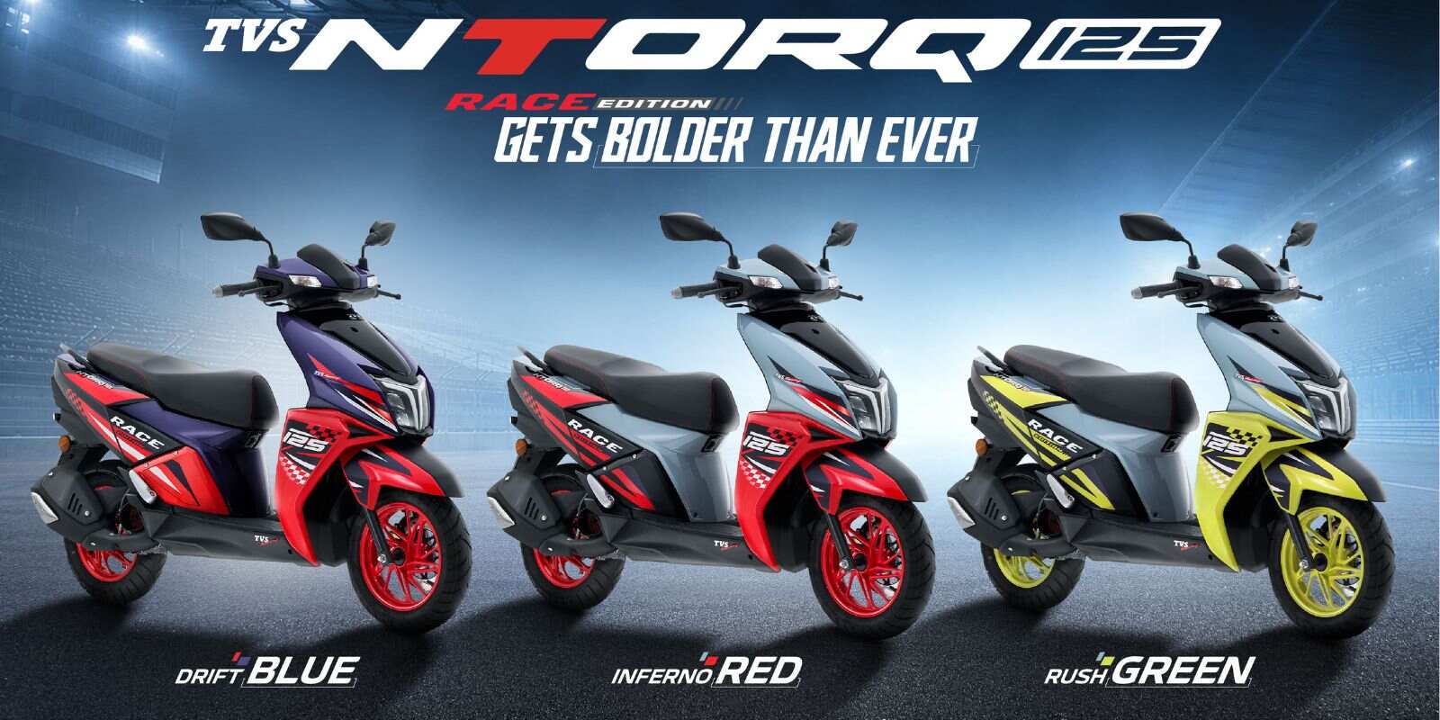 TVS Launches Updated NTorq 125 — Priced From ₹82,500, New Colors and Disc Brake Added
