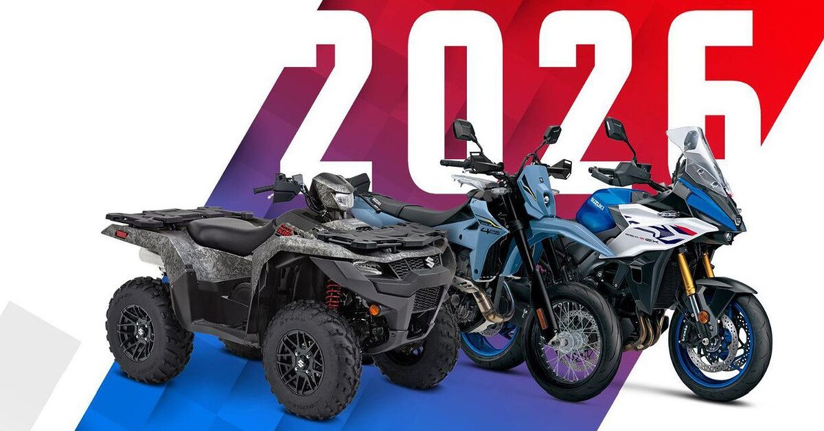 Suzuki Expands 2026 Lineup With GSX-8TT, SV-7GX, and DR-Z4SM+
