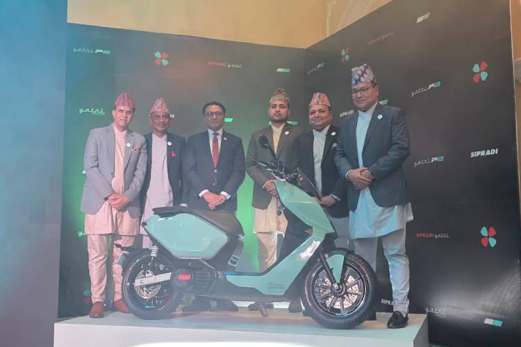 Nepal Finance Minister Praises Locally Made Yatri P2 Electric Scooter