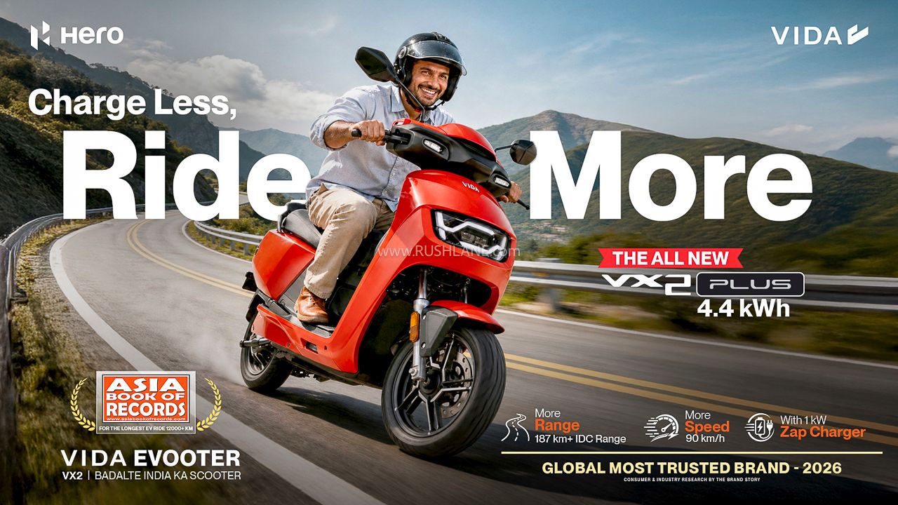 ヒーロー「Vida VX2 Plus」4.4kWh版を発売 航続187km・最高90km/hの電動スクーター