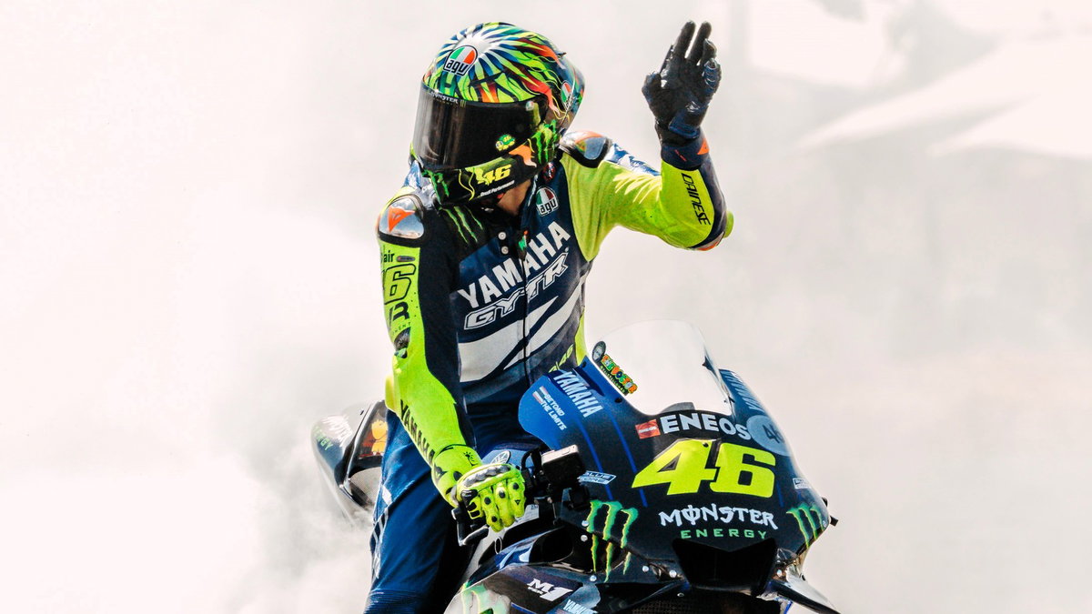 Valentino Rossi Rides a Yamaha MotoGP Bike Again at Goodwood