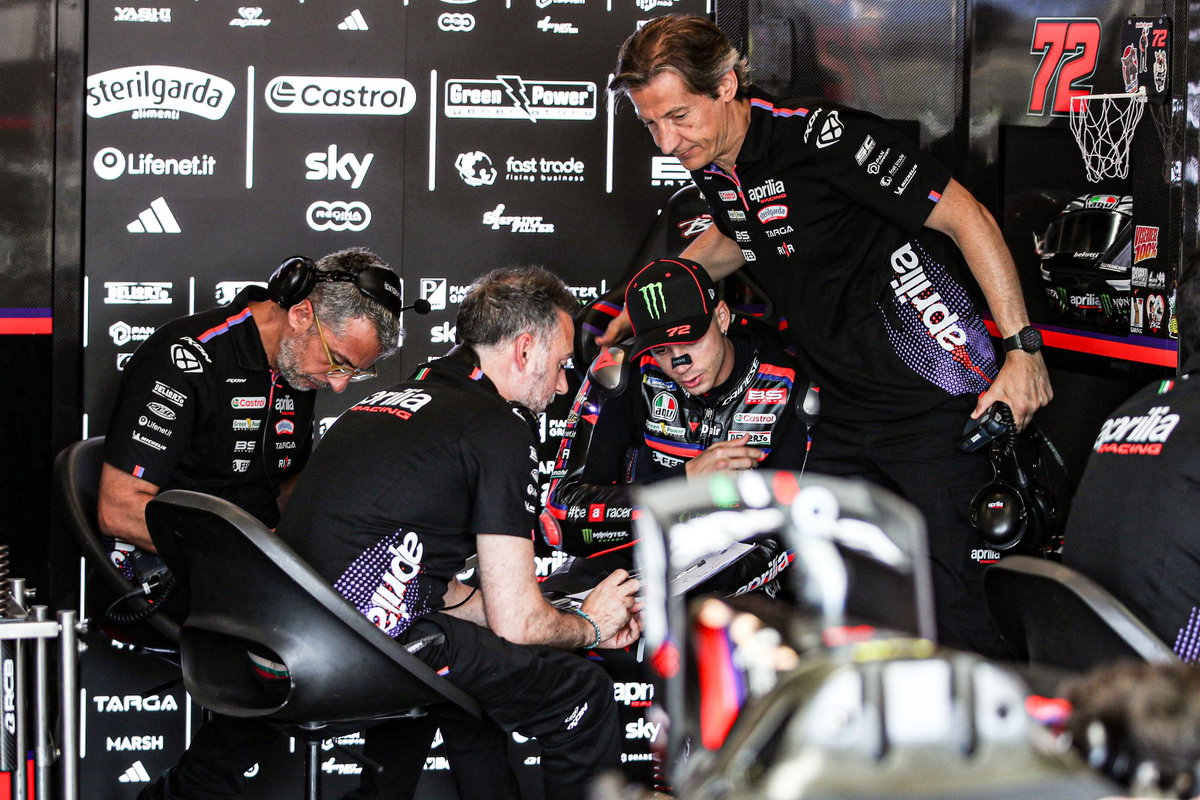 Bezzecchi Handed Race Ban After Marshal Collision at Brno, Aprilia Apologizes