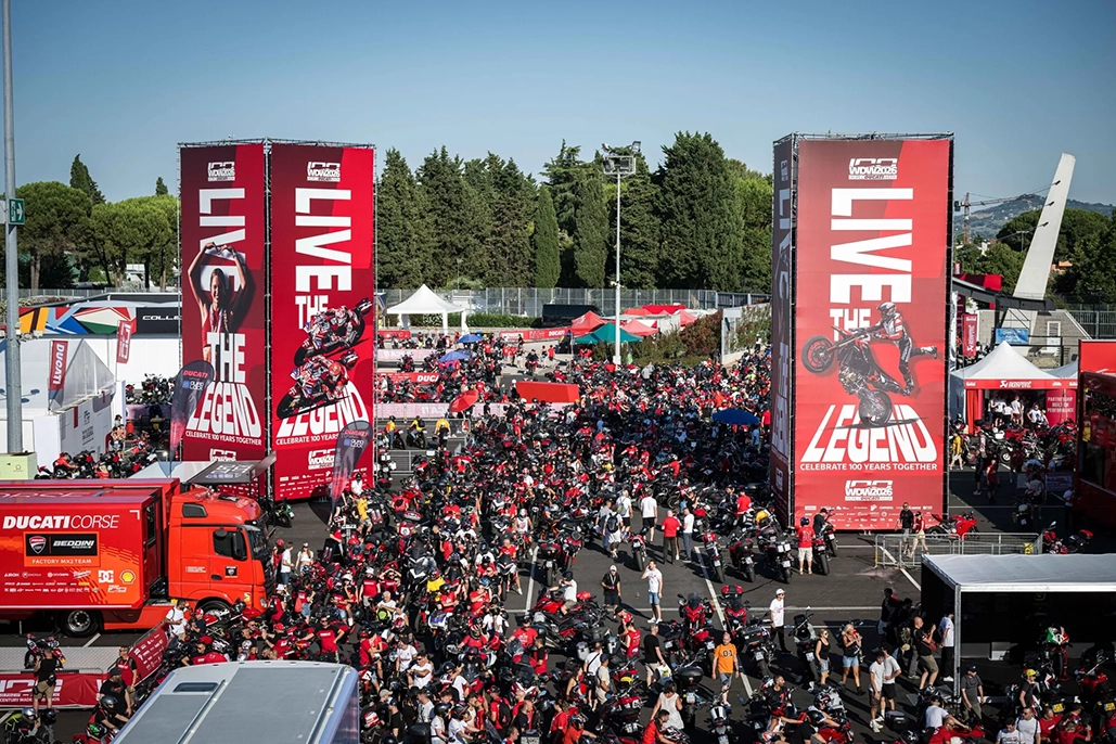 World Ducati Week 100th Anniversary Edition Draws Record Crowds Under a Sustainability Banner