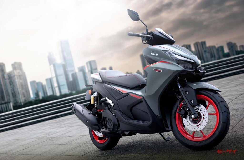 Yamaha Launches 155cc Sport Scooter AEROX ABS With Electronically Controlled CVT Shifting
