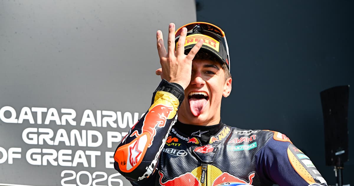 Moto3カルペ、シルバーストンで2位表彰台も「少し悔しい」と本音を吐露