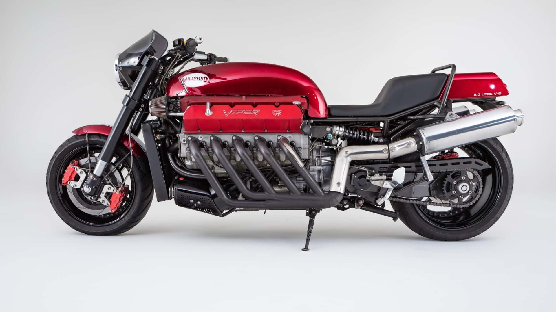 Allen Millyard's Viper V10 Motorcycle Sells at a British Auction: an 8.0-Litre, 500hp Monster