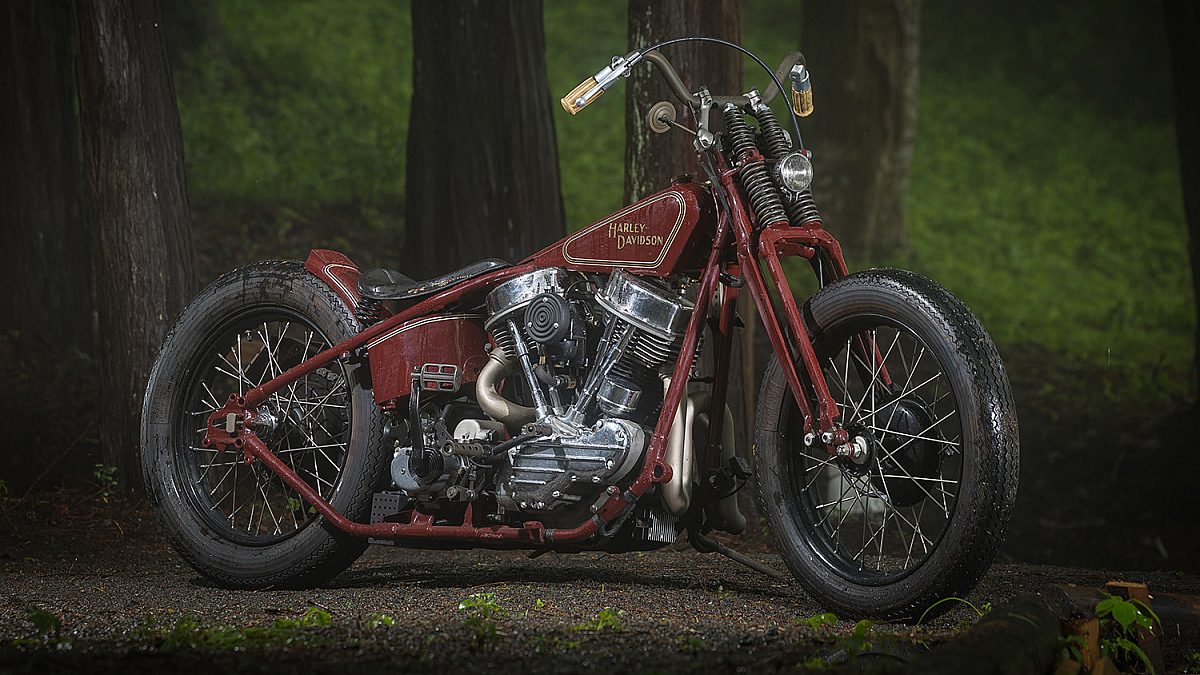 Saitama's INFINITY Builds an Ultra-Slim Board Tracker From a 1962 Panhead