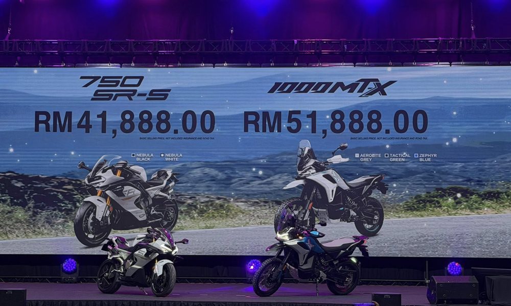 CFMOTO '1000MT-X' Lands in Malaysia From RM51,888; 750SR-S Also Debuts