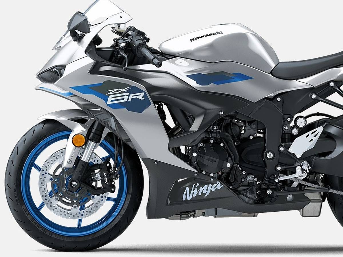 カワサキ2027年型「Ninja ZX-6R」北米投入、新色ギャラクシーシルバー追加