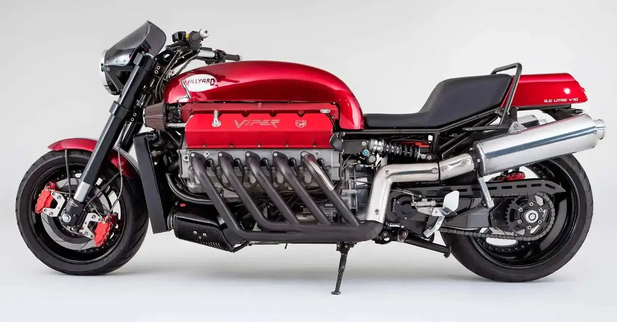 アレン・ミルヤードの伝説「V10・500馬力」バイクがオークションへ