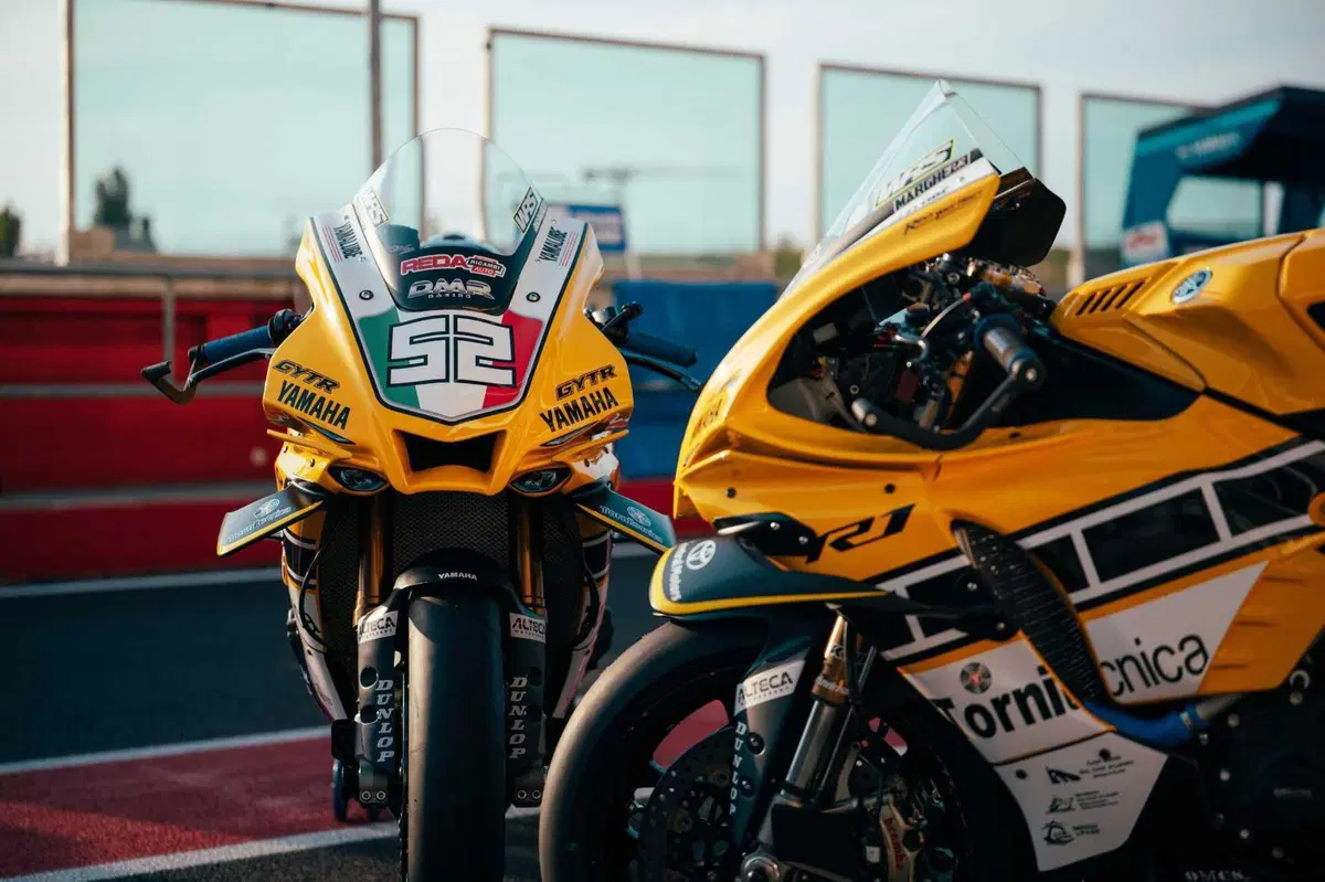 Yellow R1s Light Up Misano as Italian Championship Yamaha Honors Kenny Roberts With Legendary Livery