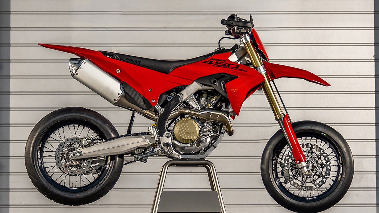 Ducati Unveils Its First-Ever Supermoto, the Desmo450 SM, at £12,095