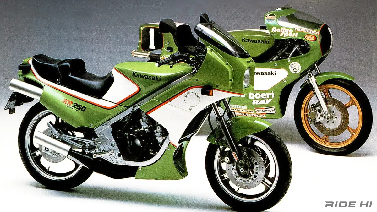 Kawasaki KR250: o raro dois tempos com dois monocilíndricos ligados em tandem