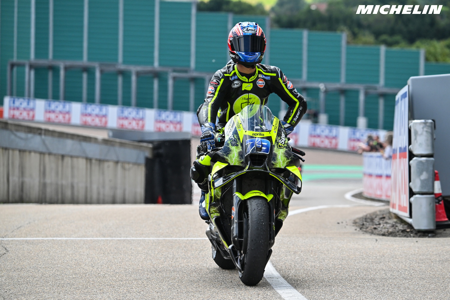 Ai Ogura Scores Third Straight MotoGP Podium With Second Place at the Sachsenring