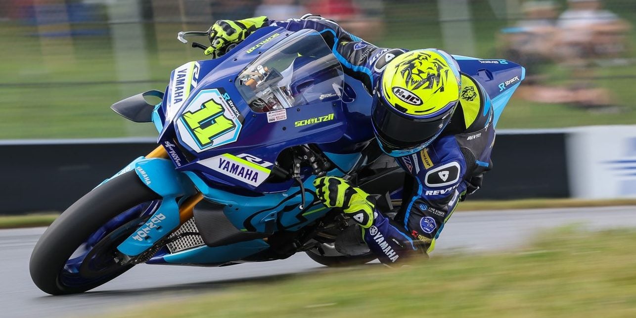 MotoAmerica、バージニア戦のスーパーバイク公式練習でショルツ最速