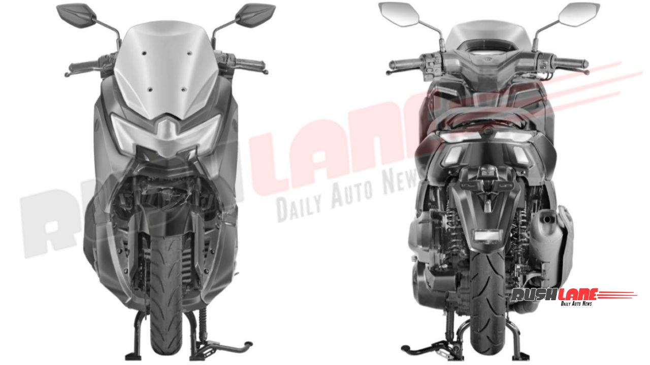 Patent Reveals New Yamaha NMAX 155 Tech MAX, More Loaded Than the Aerox