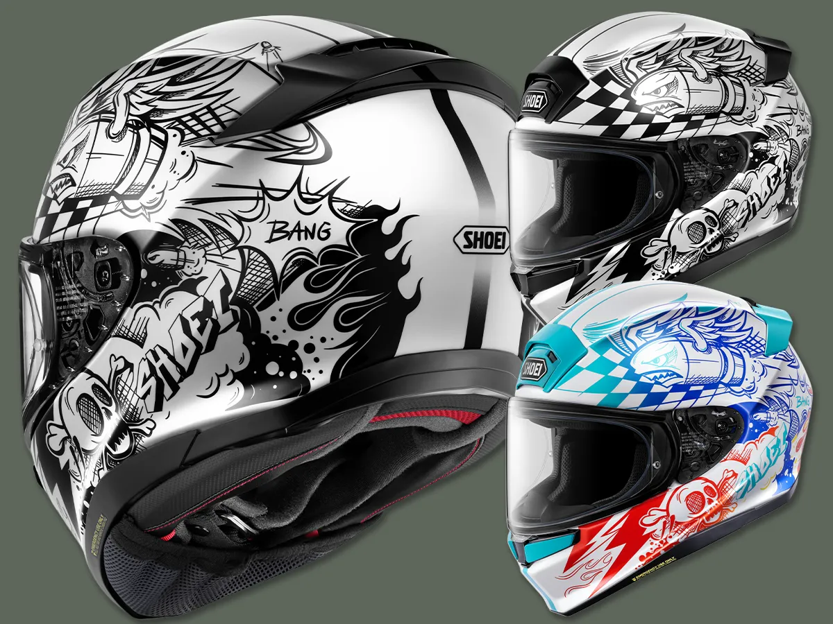 SHOEI「Z-9」に新グラフィック「KABOOM」登場 11月発売・8万5800円
