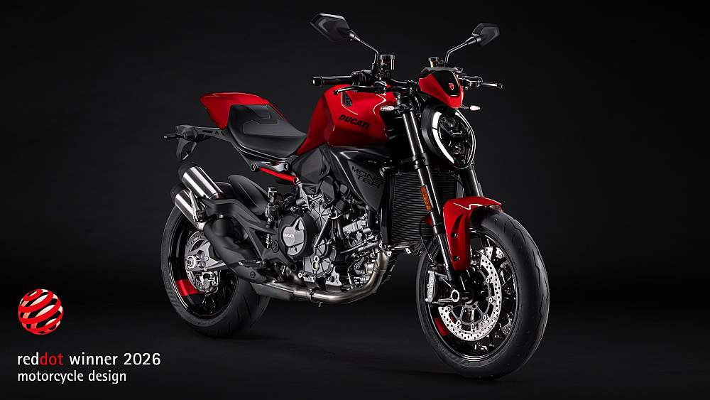 ドゥカティ新型モンスター、独レッドドット・デザイン賞2026を受賞決定
