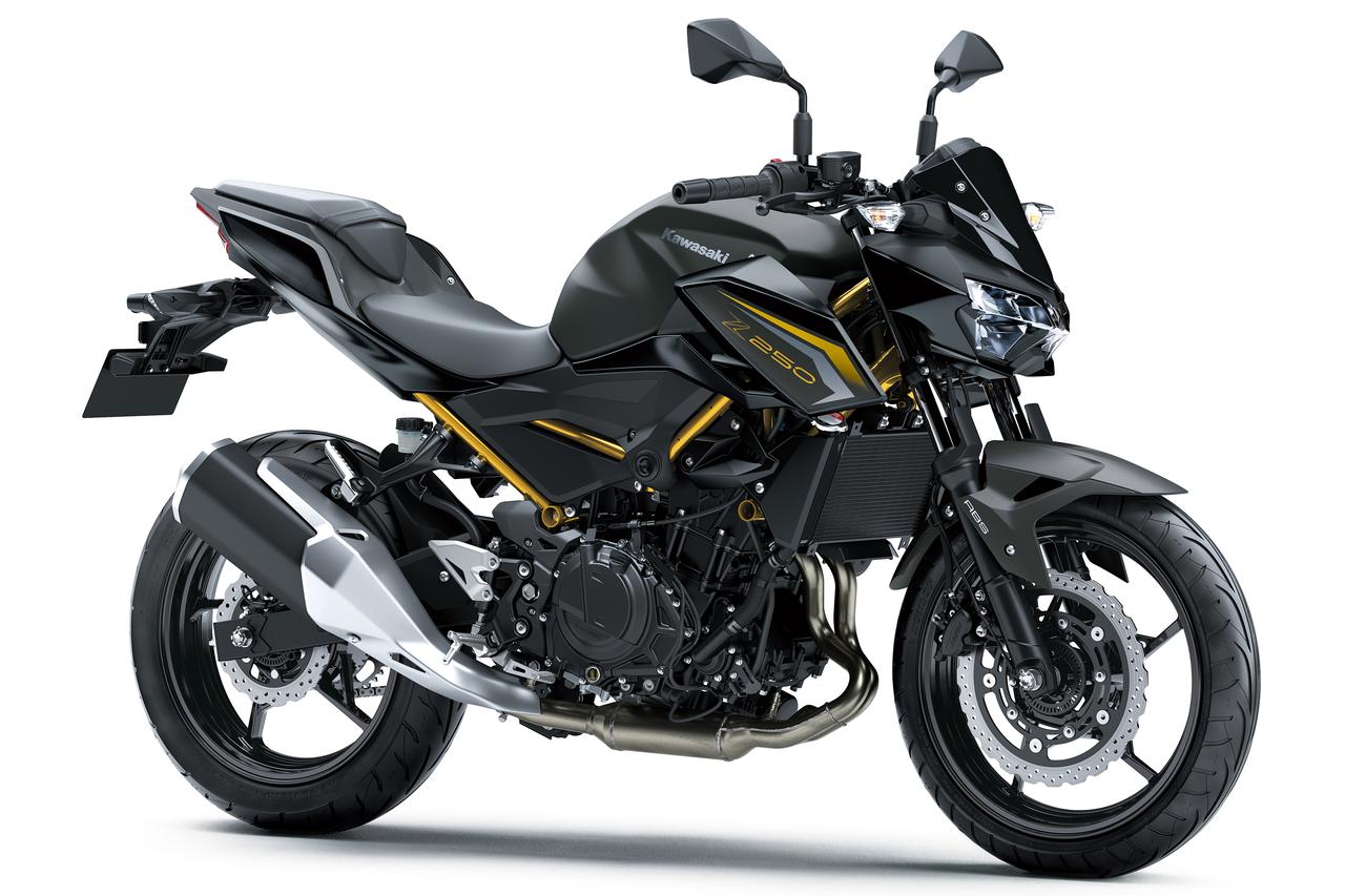 カワサキ、2027年型Z250を発表。MT-25と張り合う250cc並列2気筒は健在