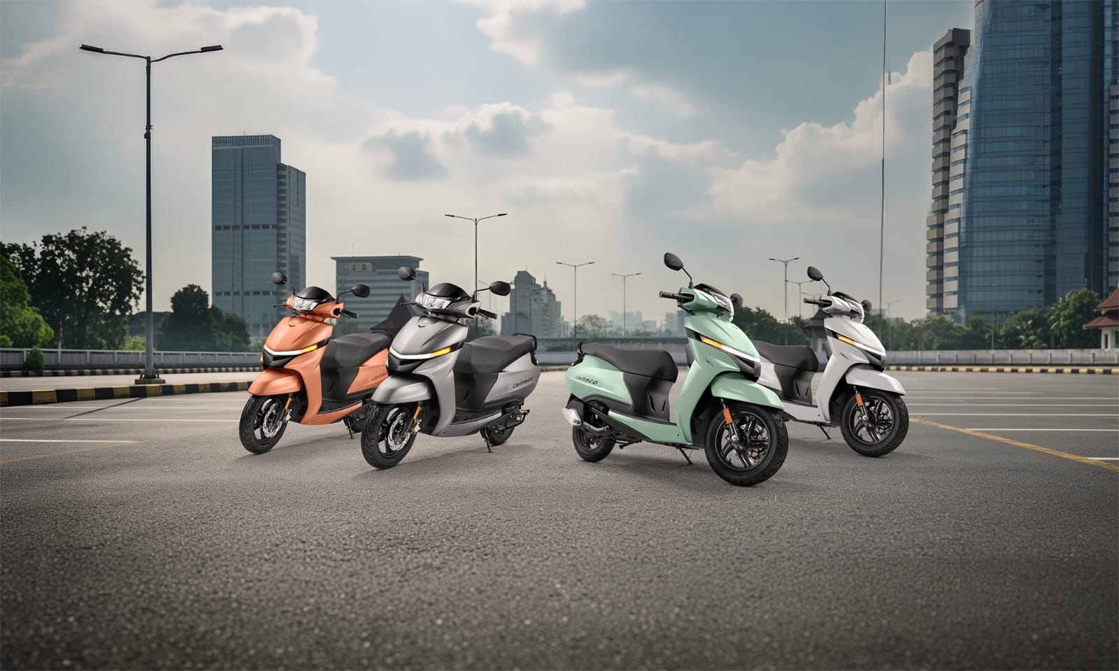 India's TVS Launches New Callisto 110 Scooter in Jakarta