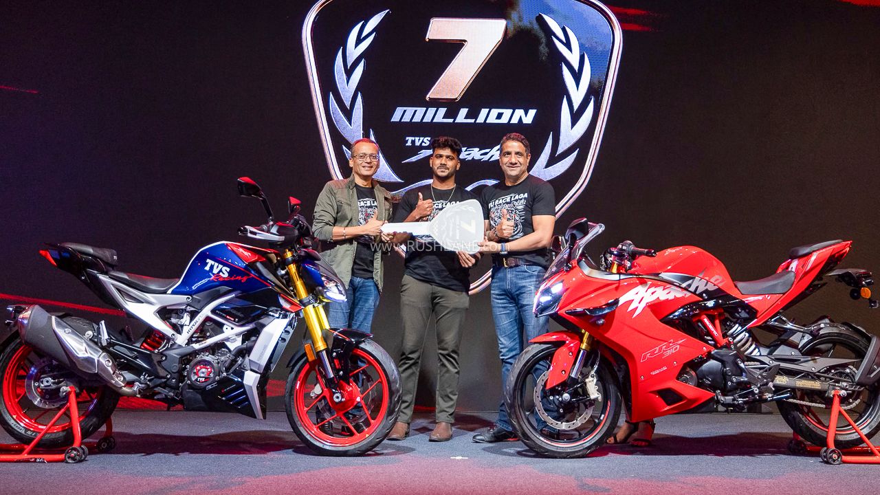 TVS「Apache」が世界累計70 lakh台を達成 新ブランドキャンペーンも始動