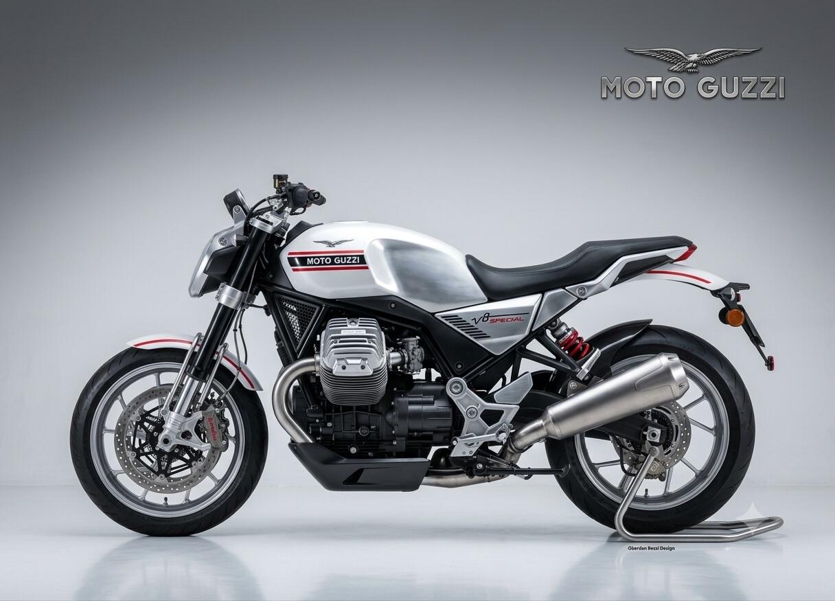 Designer Oberdan Bezzi Unveils 'Moto Guzzi V8 Special' Concept