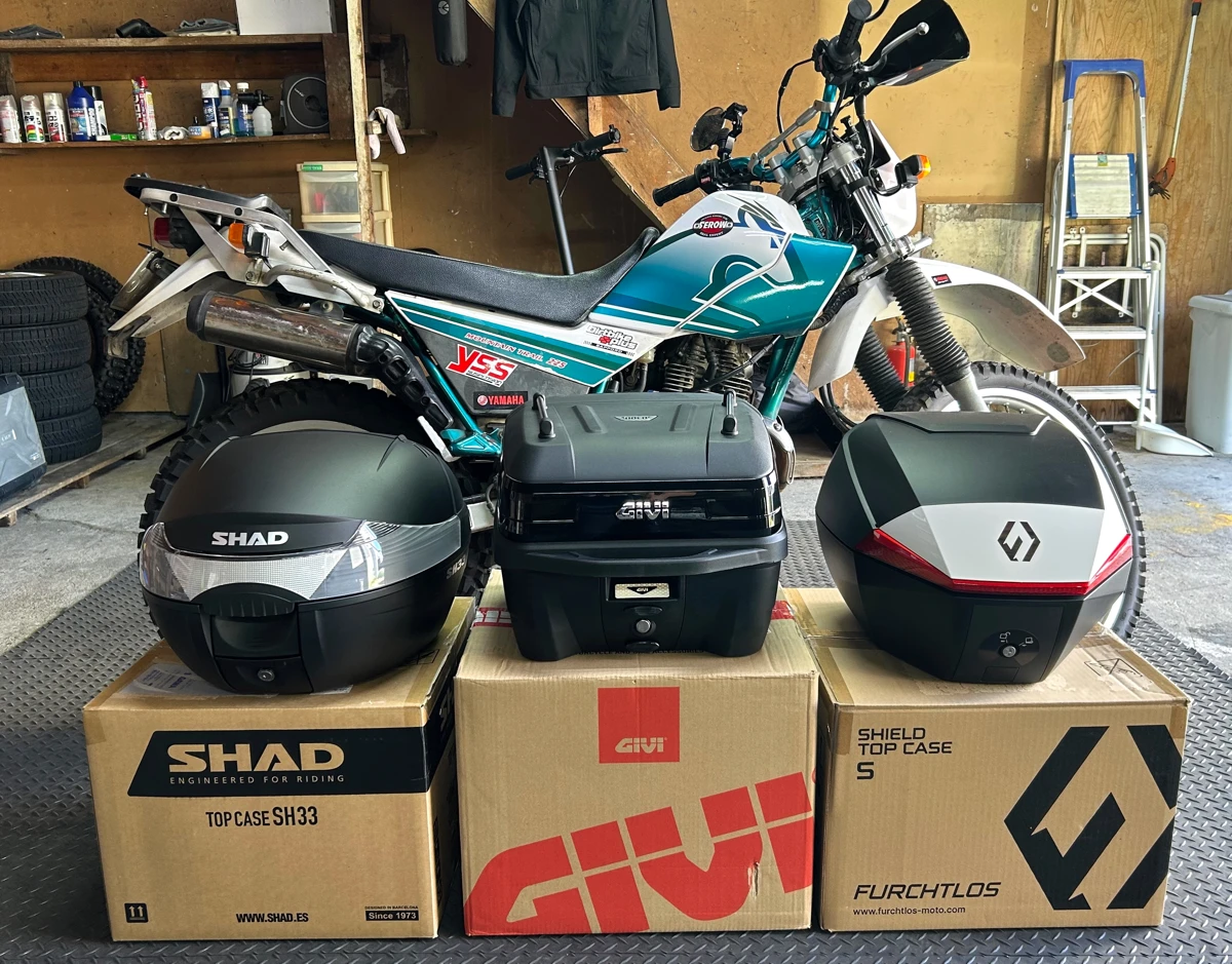 樹脂製トップケース3選を実車比較、SHAD・GIVI・フルヒトロス