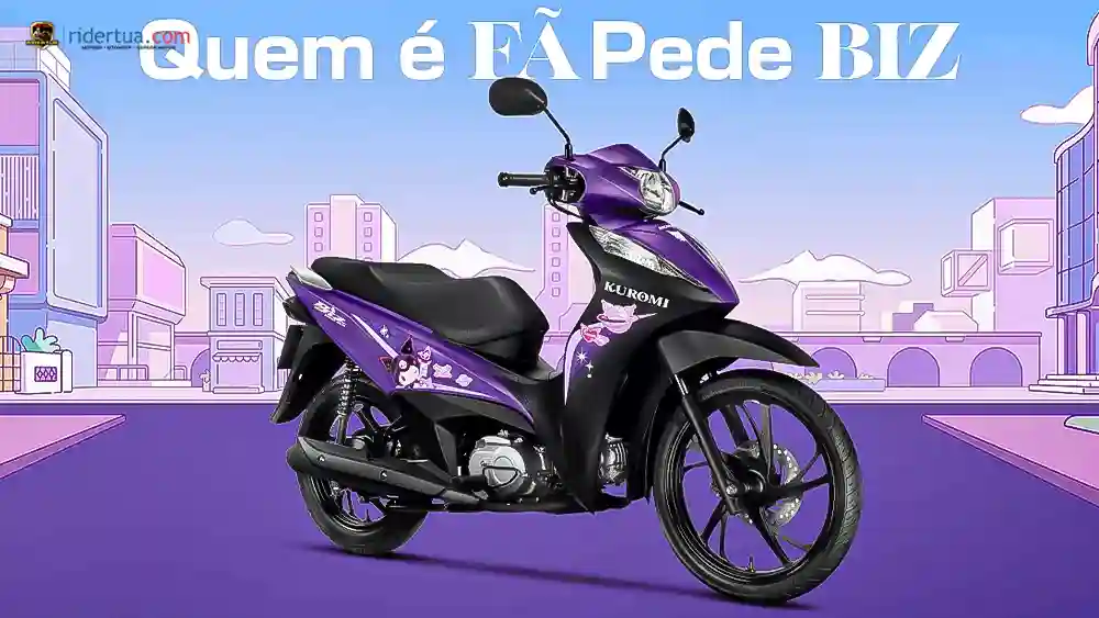 ホンダ「Biz 125 EX クロミ」2027をブラジルで発売　サンリオ意匠の限定カブ系、1万7990レアル