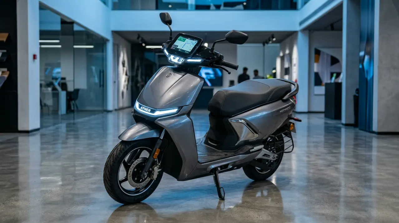 Ather Unveils Metal-Bodied EV Scooter 'Konarc' on August 29