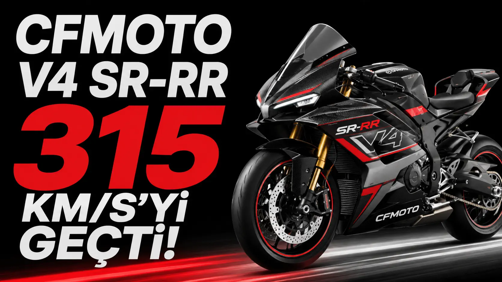 CFMOTO's New V4 SR-RR Hits 315.82 km/h in Top-Speed Test