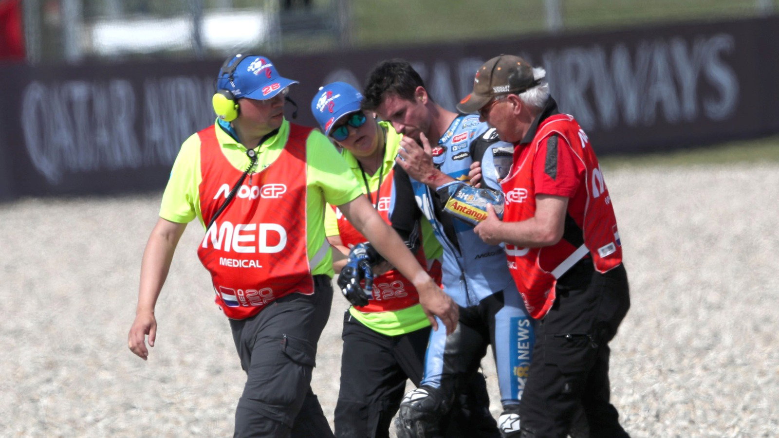 Alex Marquez Explains His Assen Crash: 'It Was My Mistake,' Also Addresses Glove Coming Off