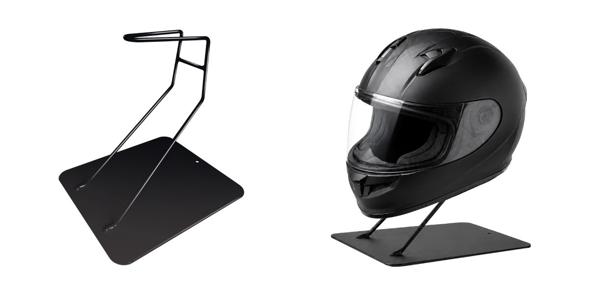 青木製作所、ヘルメット傷防止の専用スタンド「AMEX-C09」発売