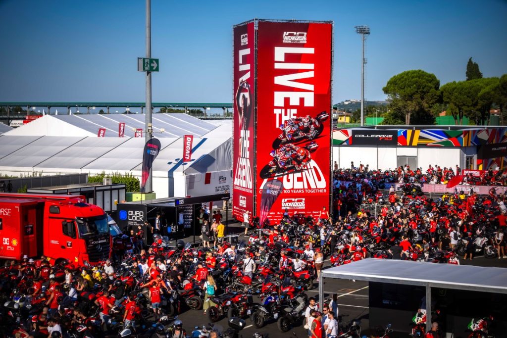 Ducati's Centenary World Ducati Week Draws Record 118,000 Fans