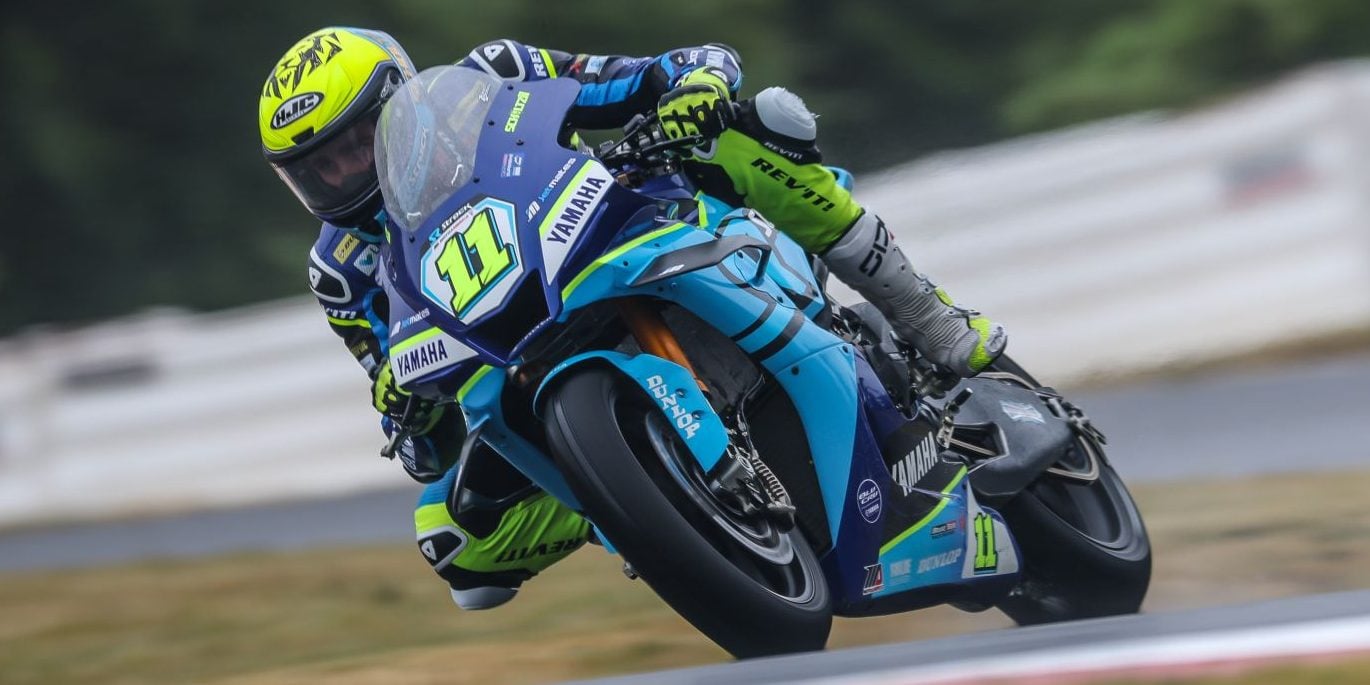 MotoAmericaラグナ・セカ戦、ショルツがスーパーバイク初日で最速