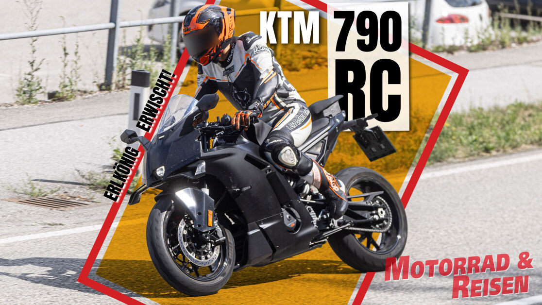 KTM 790 RC Prototype Spotted with 790 Duke Underpinnings