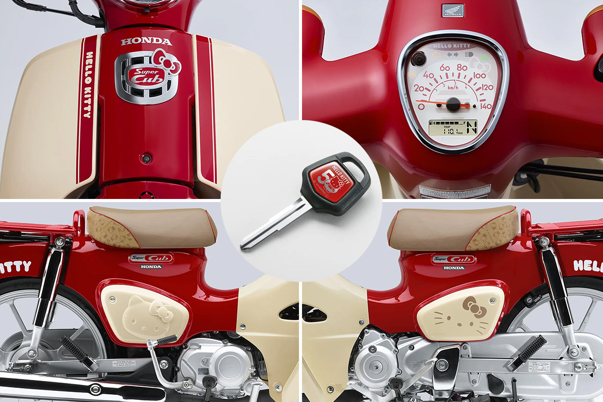 Hello Kitty 50th Anniversary Special-Edition Super Cub Still Available
