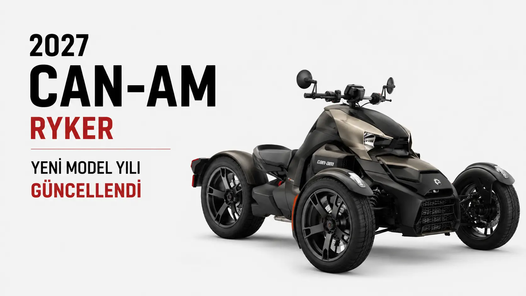 カナダCan-Am、2027年型『Ryker/Spyder/Canyon』刷新 特別仕様も追加