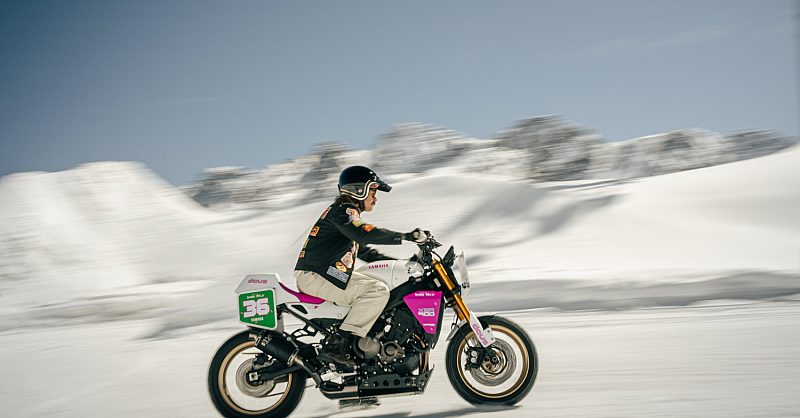 Deus's 'Swank Rally on Ice' XSR900 Roars Across the Ice at 2,400m Altitude