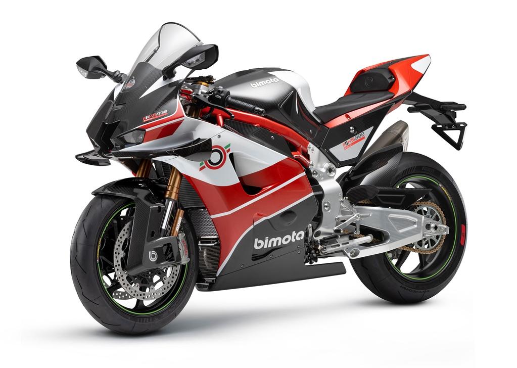 Bimota Is Back in the US with the KB998 Rimini and 231hp Tesi H2